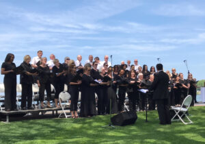 Michael Directing the Chorale